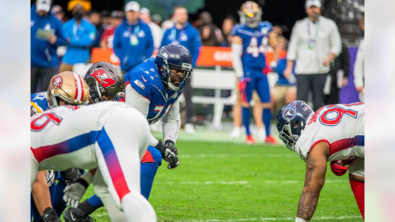 Russell Wilson & Duane Brown Mic'd Up at 2022 Pro Bowl Game