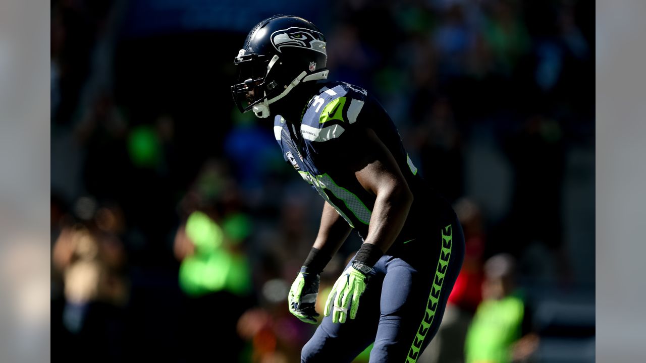 Seattle Seahawks strong safety Kam Chancellor makes a catch during NFL  football training camp, Monday, Aug. 7, 2017, in Renton, Wash. (AP  Photo/Ted S. Warren Stock Photo - Alamy