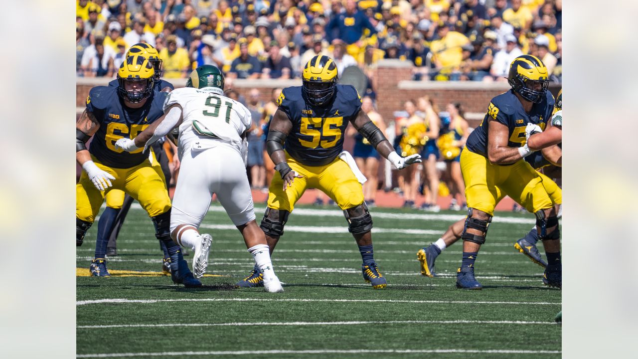 2023 NFL Draft: C Olusegun Oluwatimi, MIchigan, Pick No. 154