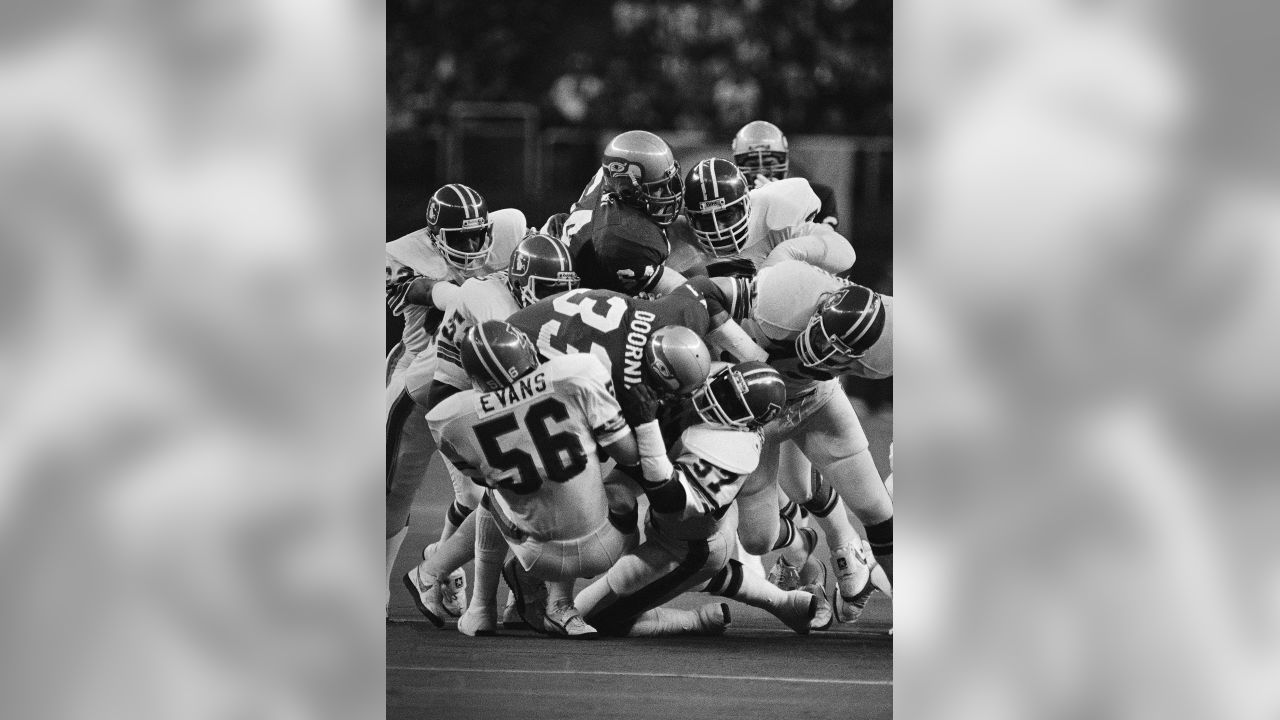 The Denver Broncos and the Seattle Seahawks line up on the line of  scrimmage during the first half of an NFL football game Sunday, Sept. 9,  2018, in Denver. (AP Photo/Jack Dempsey