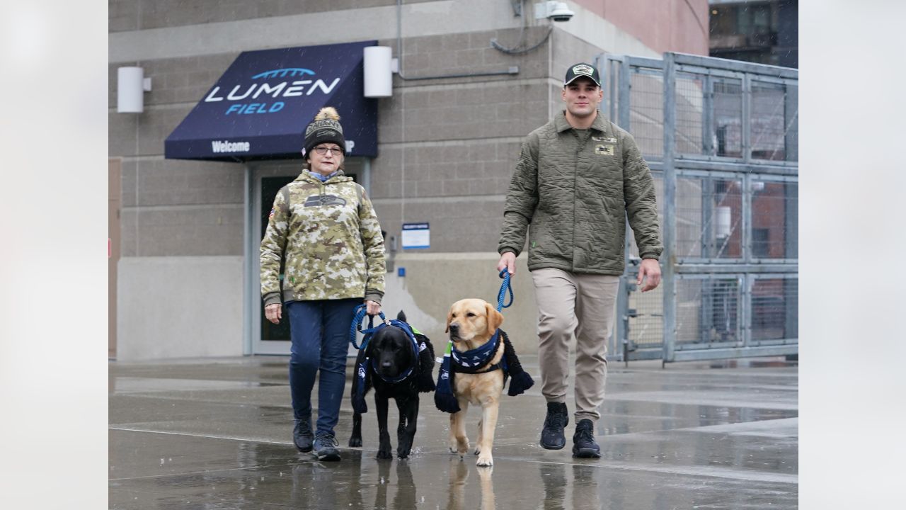 PHOTOS: Brigadoon Service Dogs Team Models Salute To Service Pro