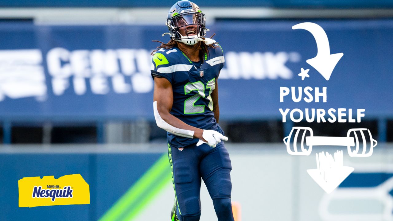 Seattle Seahawks' L.J. Collier walks off the field after an NFL football  practice Tuesday, May 21, 2019, in Renton, Wash. (AP Photo/Elaine Thompson  Stock Photo - Alamy