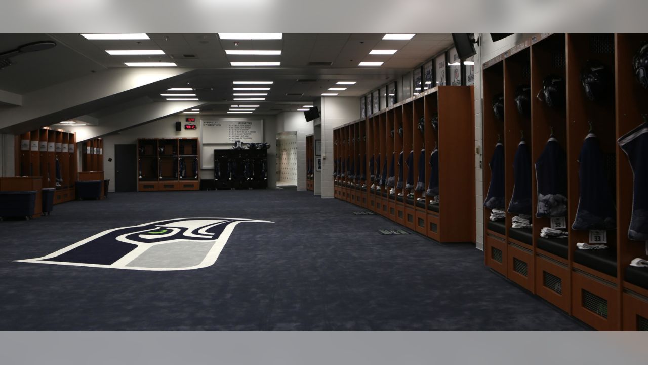 Seattle Seahawks Locker Room Custom Print - Ozone Billiards