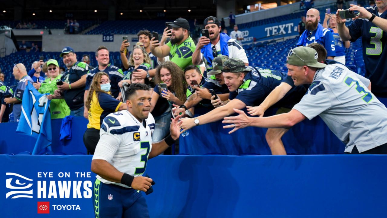 Seattle Seahawks linebacker Jon Rhattigan (59) walks on the field during  minicamp Tuesday, June 6, 2023, at the NFL football team's facilities in  Renton, Wash. (AP Photo/Lindsey Wasson Stock Photo - Alamy