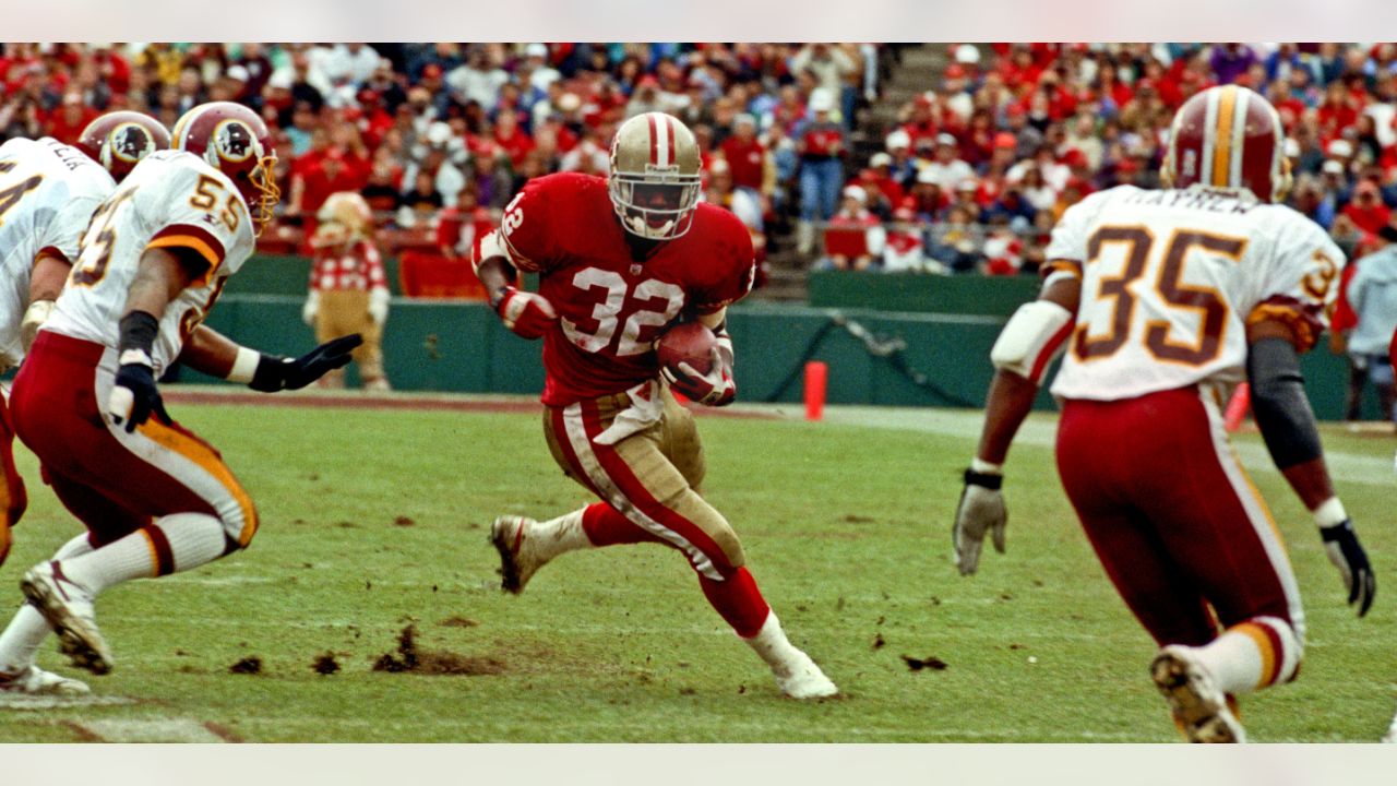 January 15, 1994 - San Francisco, California, U.S - San Francisco 49ers vs.  New York Giants at Candlestick Park Saturday, January 15, 1994. 49ers beat  Giants 44-3. San Francisco 49ers running back