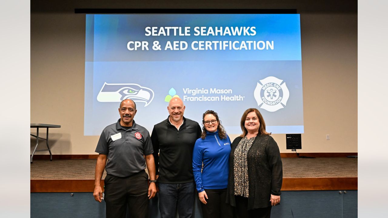 Seahawks Organization 100 Percent CPR/AED Certified