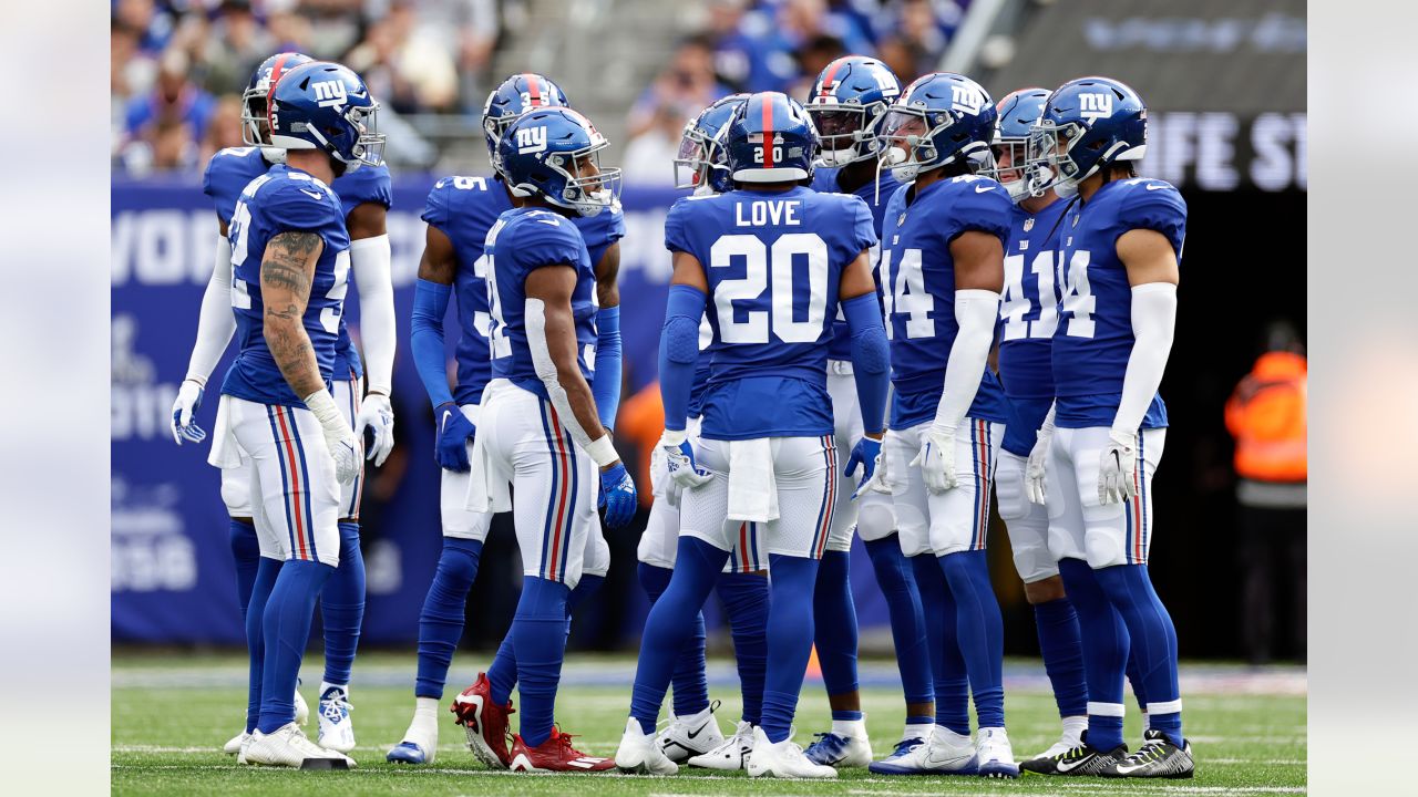 Chicago Bears cornerback Lamar Jackson (23) runs off the field after an NFL  football game against the New York Giants on Sunday, Oct. 2, 2022, in East  Rutherford, N.J. (AP Photo/Adam Hunger