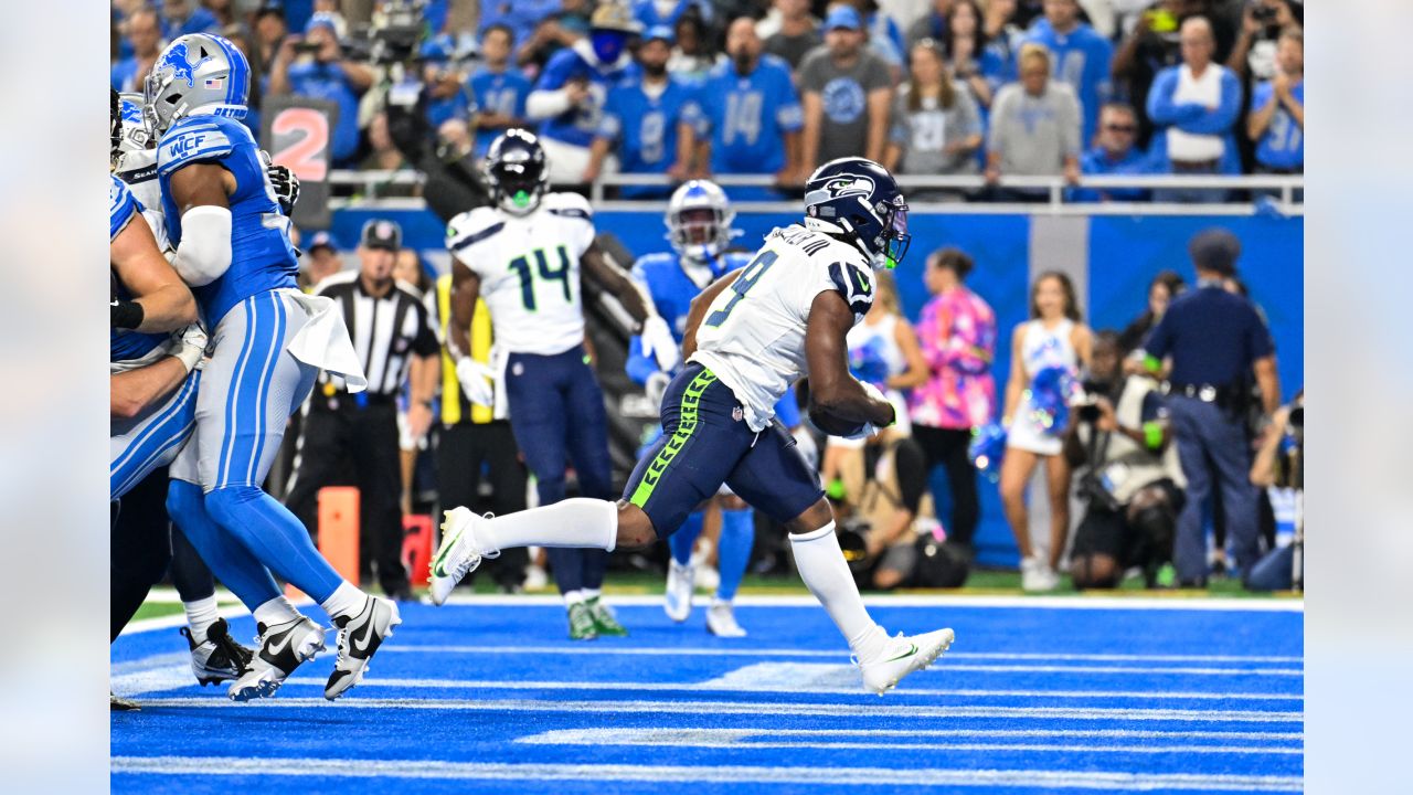 2023 Week 2 Seahawks at Lions Tyler Locket Stretches For Pylon On Game-Winning  Overtime TD Highlight