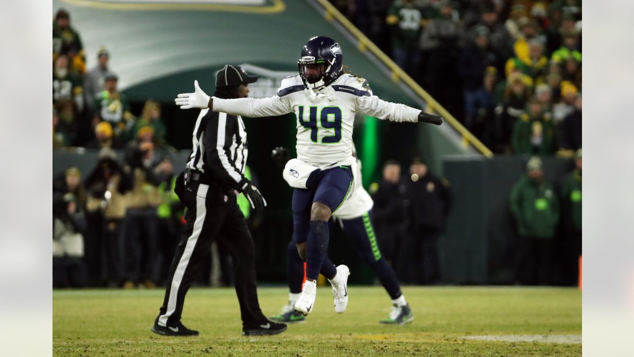 Seattle Seahawks safety Josh Jones is pictured during an NFL football game  against the Atlanta Falcons, Sunday, Sept. 25, 2022, in Seattle. The Falcons  won 27-23. (AP Photo/Stephen Brashear Stock Photo - Alamy