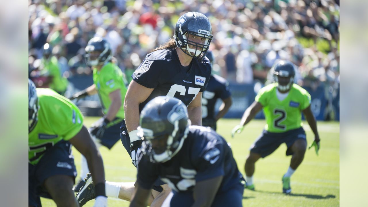 Seattle Seahawks on X: The club debuted green practice jerseys on the  first day of #SeahawksCamp: [   / X