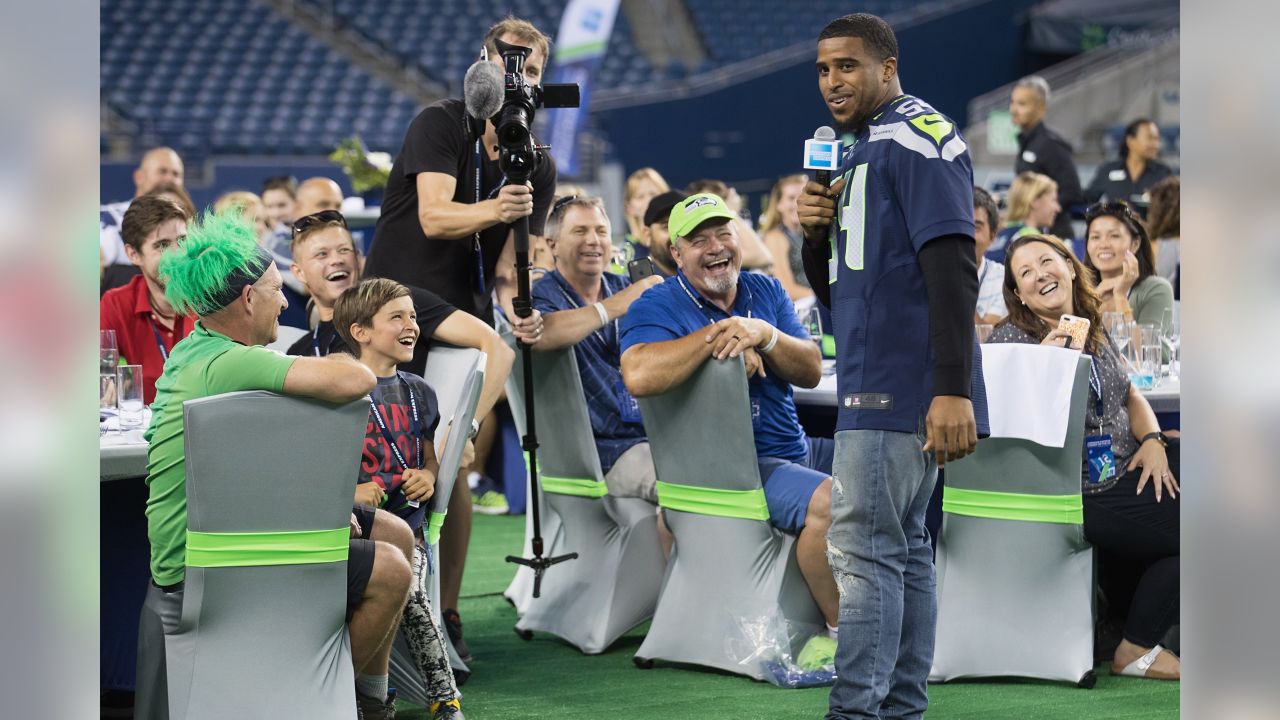 Photos: Seahawks fans eat dinner on the 50-yard line of CenturyLink Field