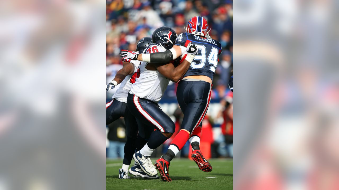 14 September 2009. Bills Defensive End Aaron Schobel (94) with a