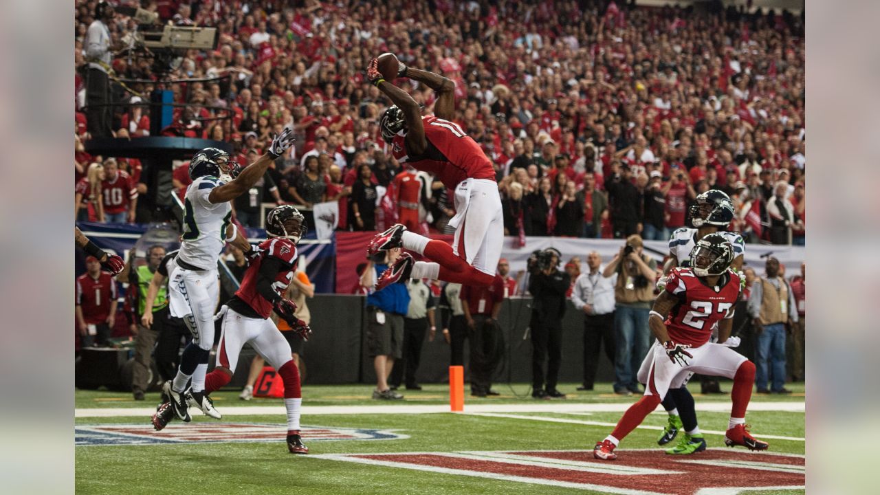 Seahawks Safety Kam Chancellor And Falcons Safety Keanu Neal's