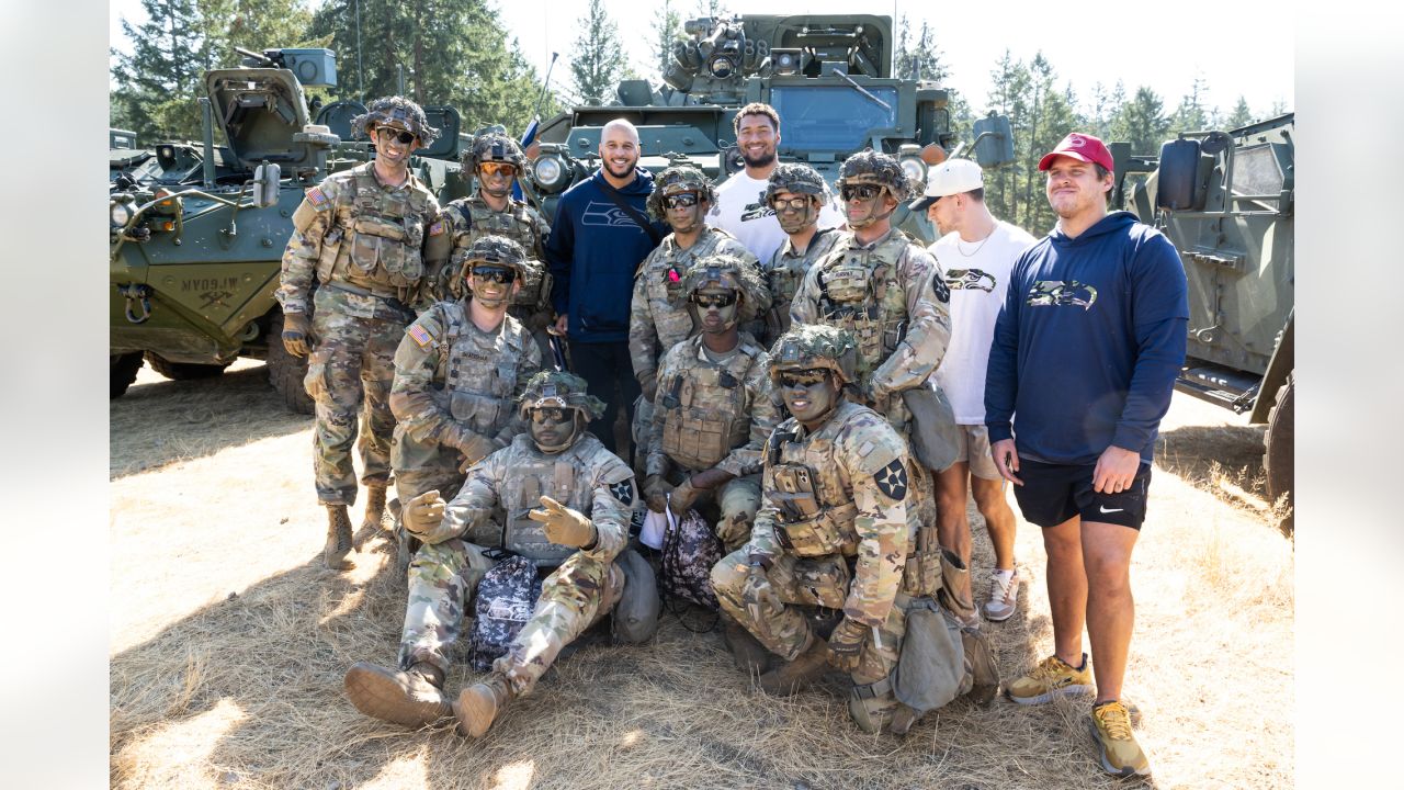 Wednesday Round-Up: Seahawks & Falcons Partner In Support of U.S. Military  at Joint Base Lewis-McChord