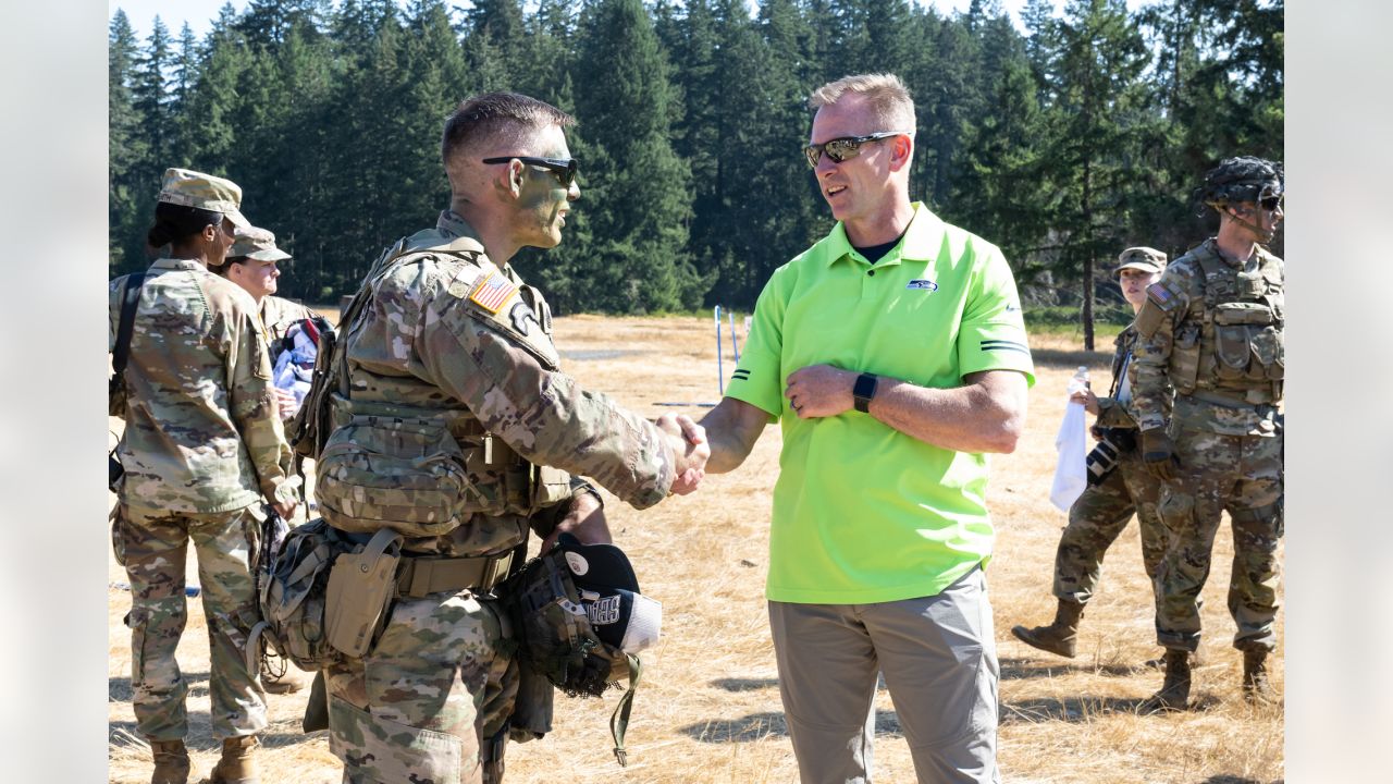 Seattle Seahawks, Atlanta Falcons at JBLM military appreciation