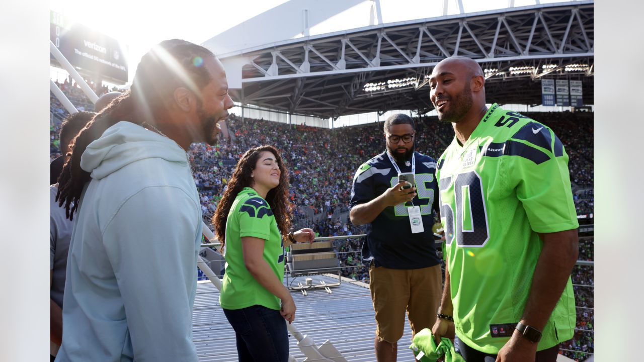 Seattle Seahawks on X: Captain @Bwagz54 is greeted by pyrotechnics and the  roar of the 12s. #EyeOnTheHawks 