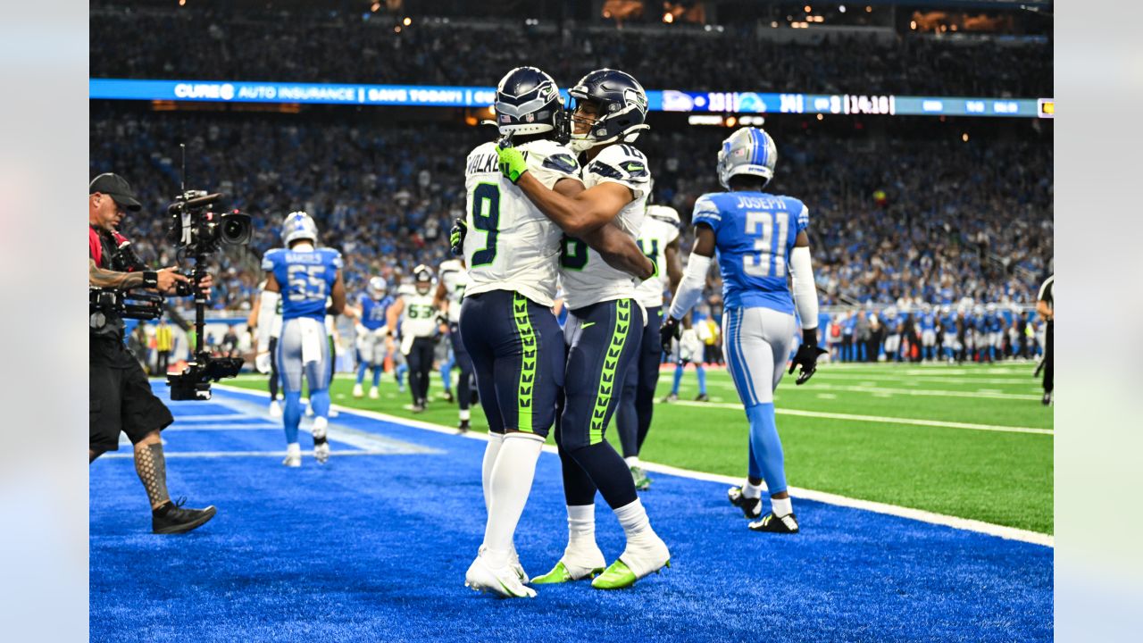 2023 Week 2 Seahawks at Lions Tyler Locket Stretches For Pylon On Game-Winning  Overtime TD Highlight