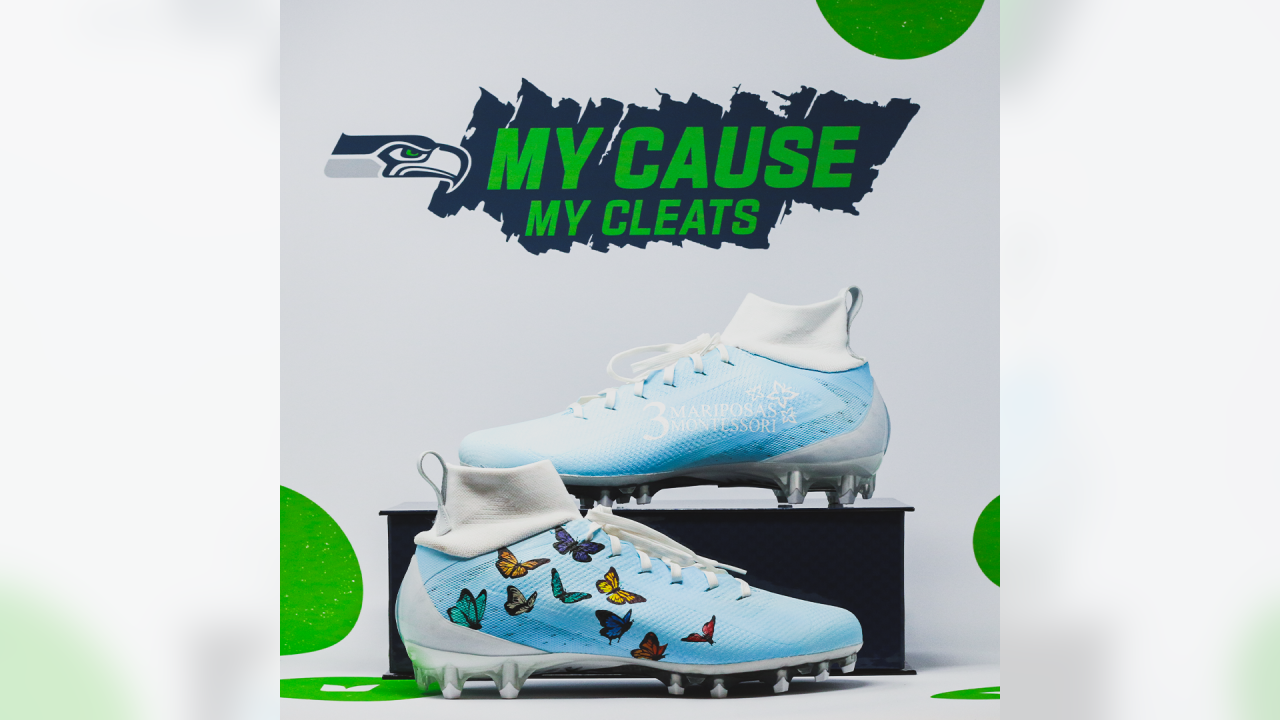 Seahawks football sales cleats