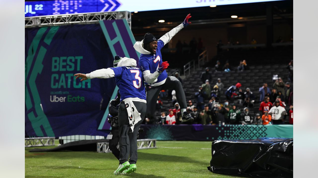 The field for Epic Pro Bowl Dodgeball is seen at the 2022 Pro Bowl Skills  Showdown Wednesday, February 2, 2022, in Las Vegas. The event will be  broadcast Thursday at 7:00 pm