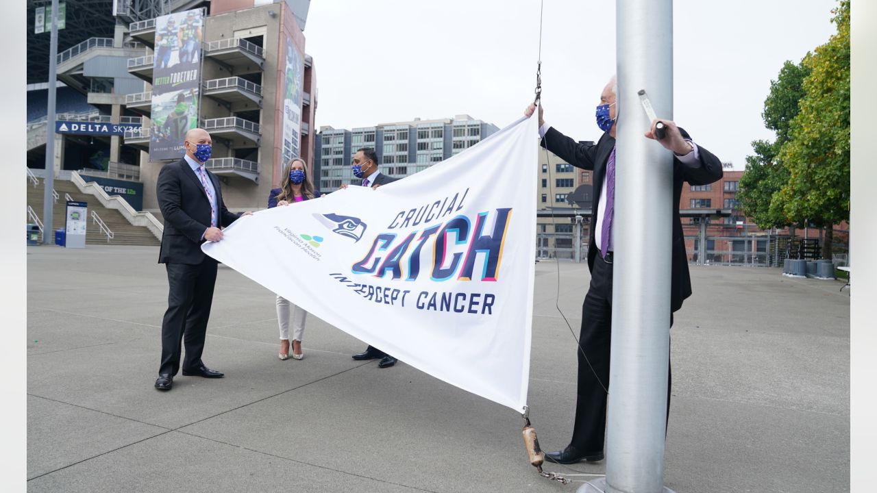 Seahawks Support Crucial Catch Campaign for Cancer Awareness and