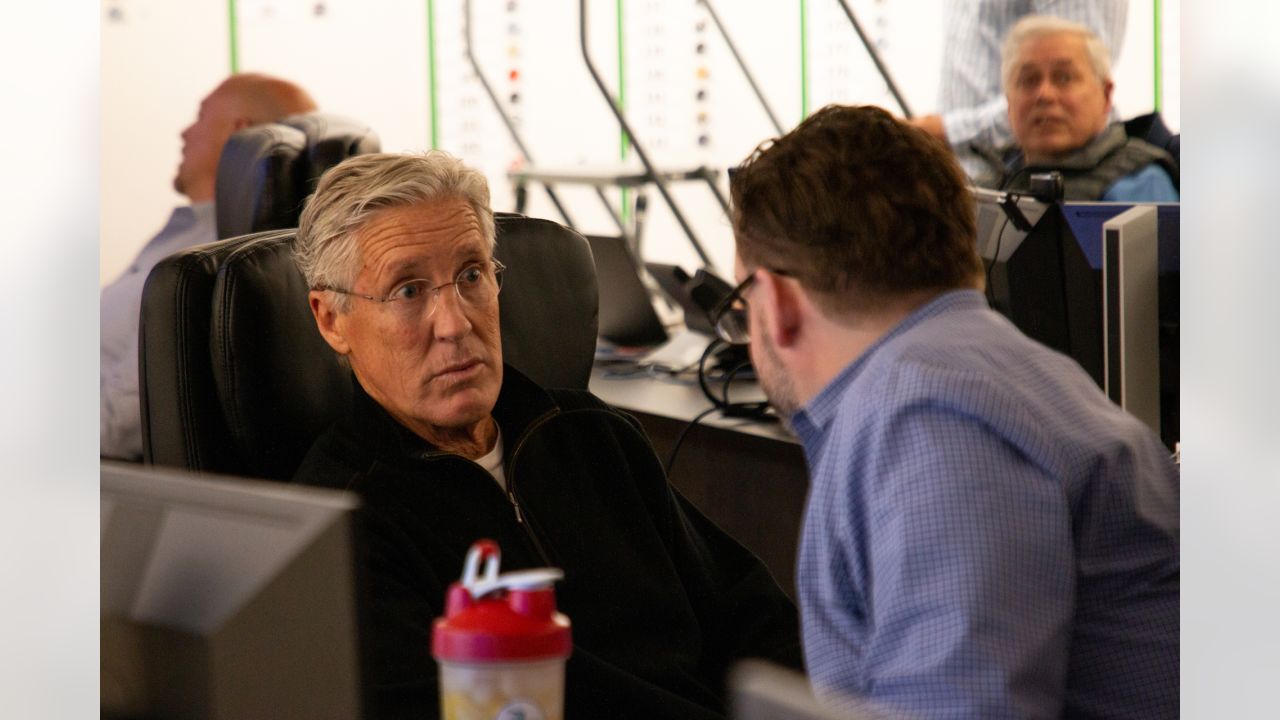 Take a look inside the Washington Commanders' draft room