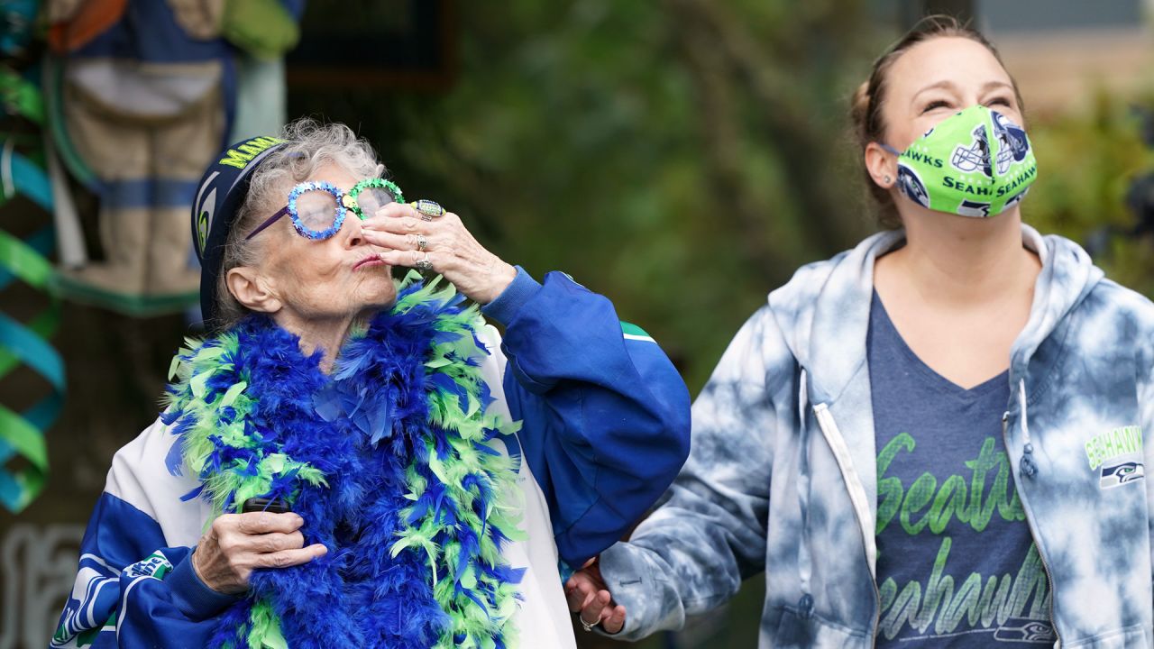 PHOTOS: Seahawks Surprise 'Mama Blue' With 2020 Fan of the Year Award