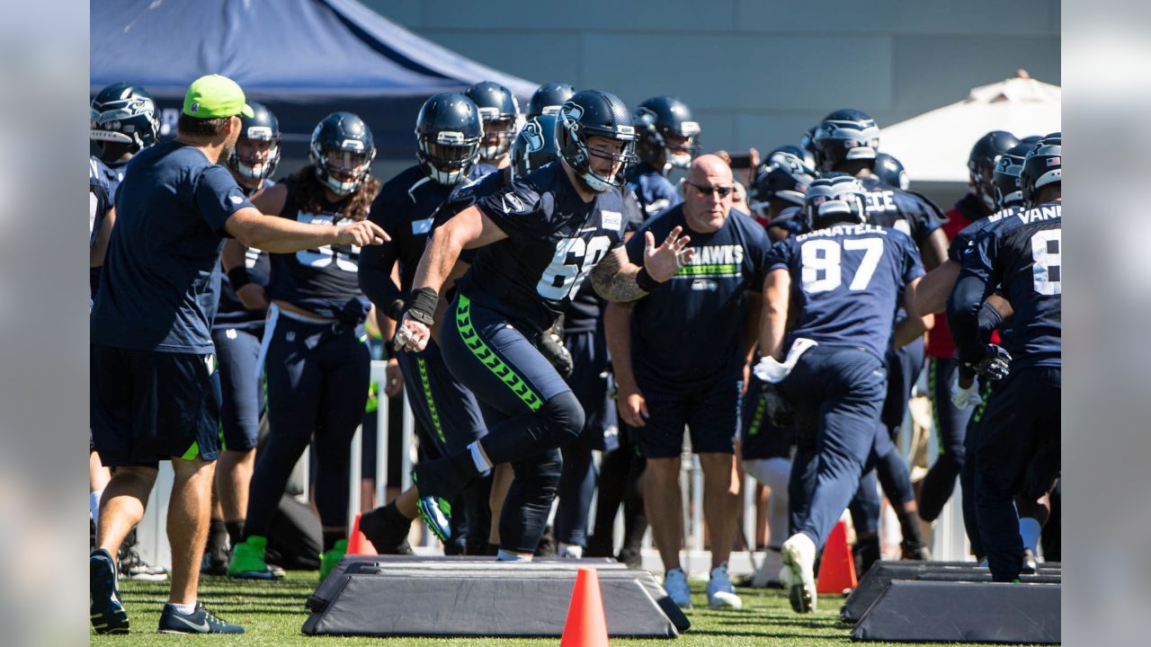 Rapper Kendrick Lamar Makes Surprise Appearance At Seahawks