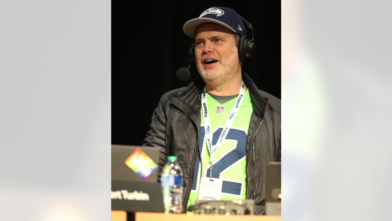 Seattle Seahawks on X: Blink once if you want @rainnwilson to raise the 12  Flag.  / X