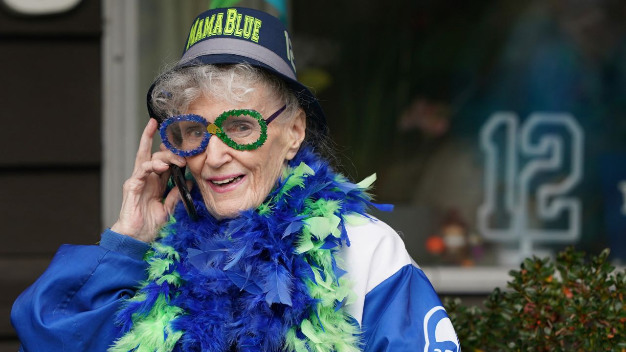 PHOTOS: Seahawks Surprise 'Mama Blue' With 2020 Fan of the Year Award