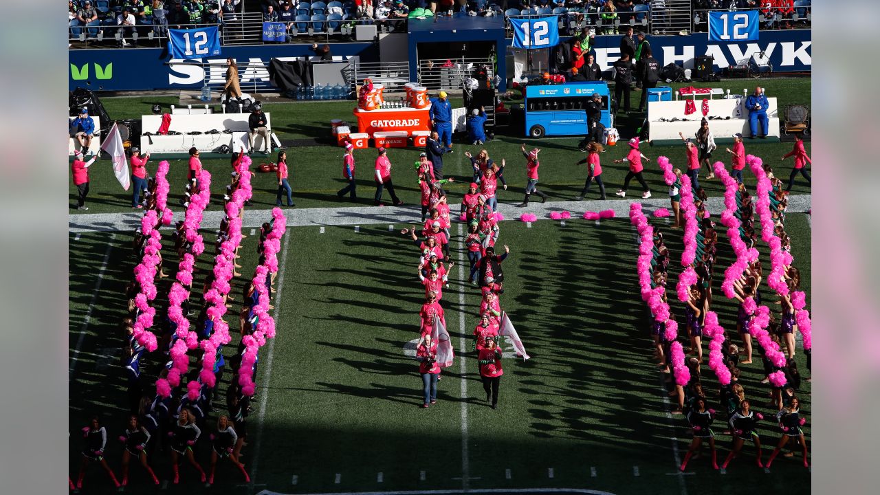 Seahawks, NFL raising awareness for breast cancer on game day