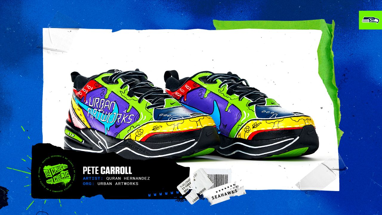 Seahawks Coach Pete Carroll Got Custom Nike Dad Shoes