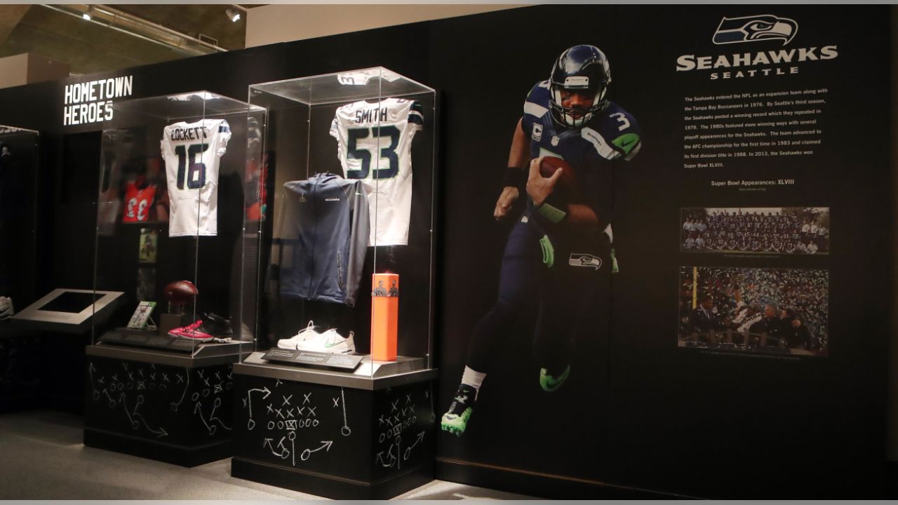 GRIDIRON GLORY: Historic NFL jerseys on display at Patriot Place