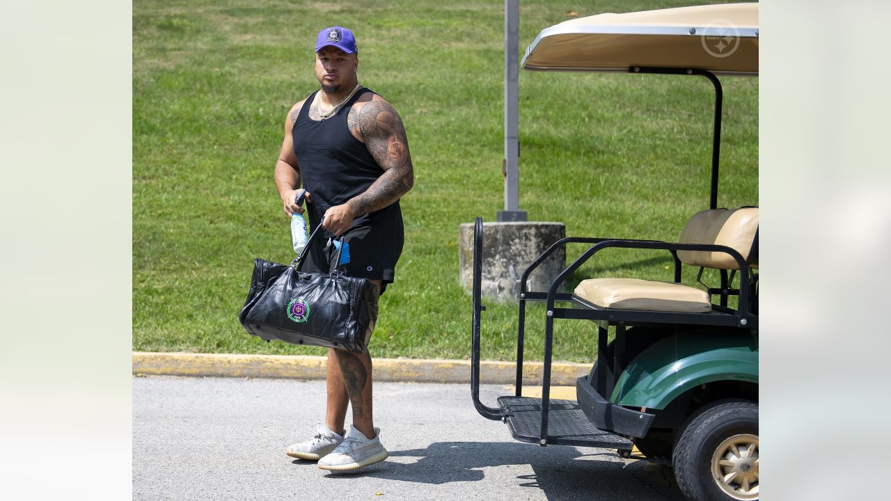 Pittsburgh Steelers running back Dri Archer (13) participates in practice  during NFL football training camp in Latrobe, Pa. on Wednesday, July 29,  2015 . (AP Photo/Keith Srakocic Stock Photo - Alamy