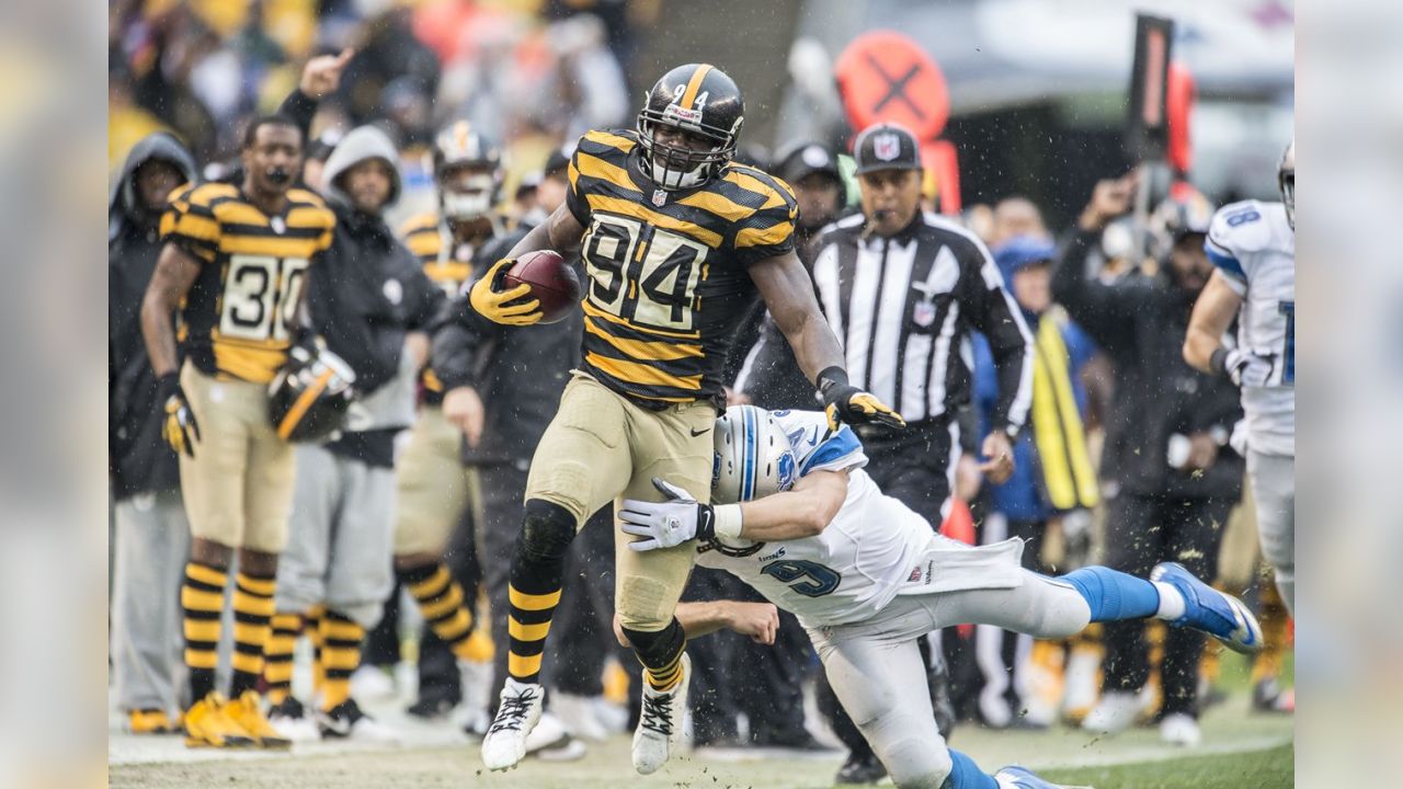 Steelers will wear their 1934 throwback jersey against Colts this