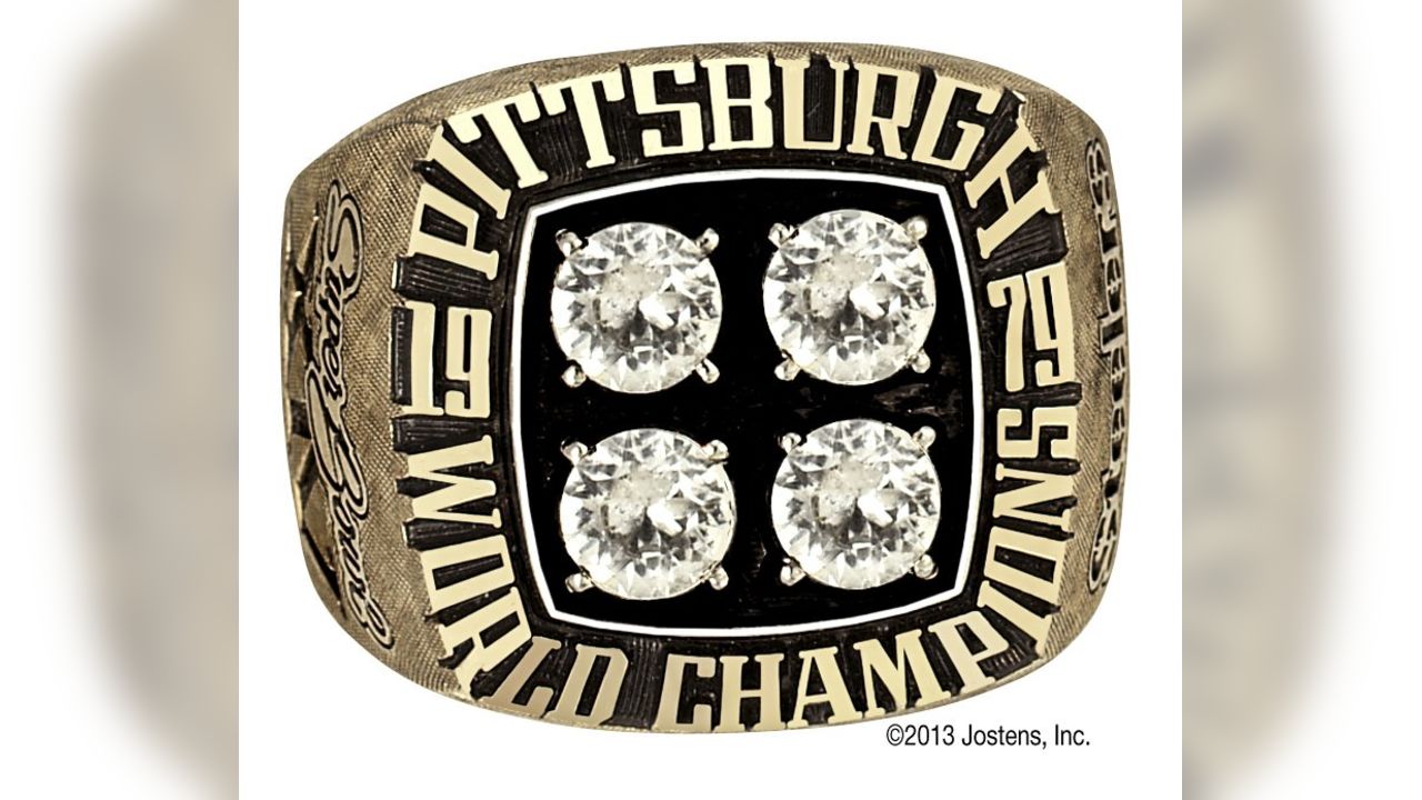 Pittsburgh Steelers Team Logo Crystal Stacked Ring Set STE035-CR