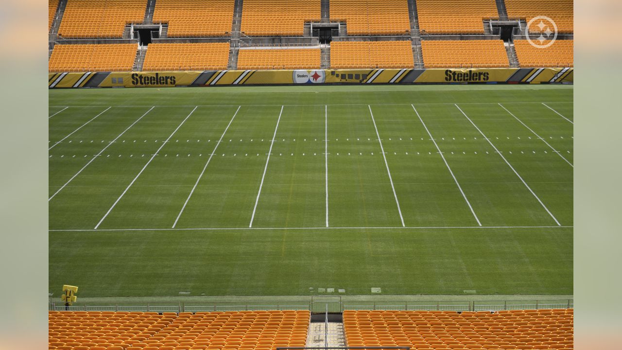 Preparing Heinz Field for Training Camp