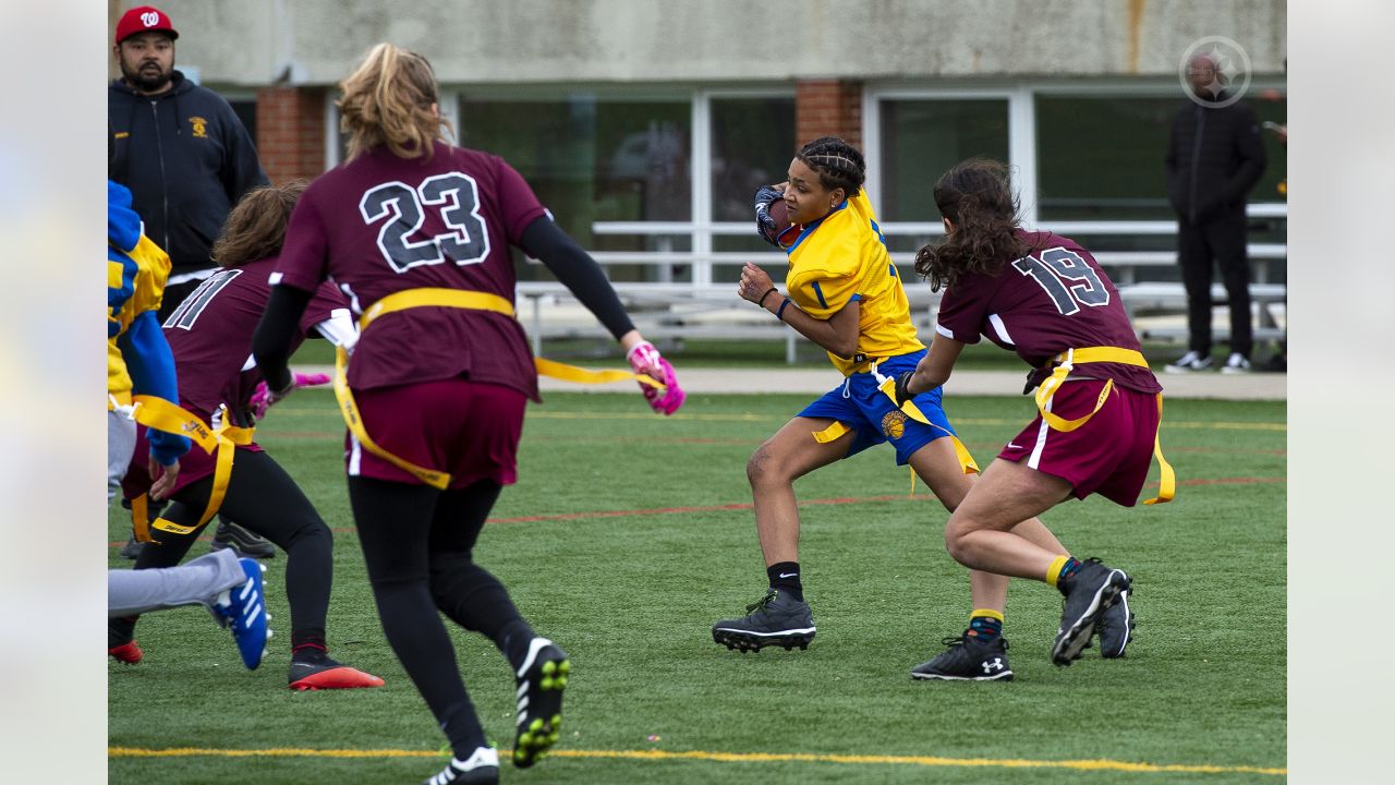 Steelers Depot 7⃣ on X: PHOTOS: 2023 Girls Flag Football - Week 5 #Steelers    / X