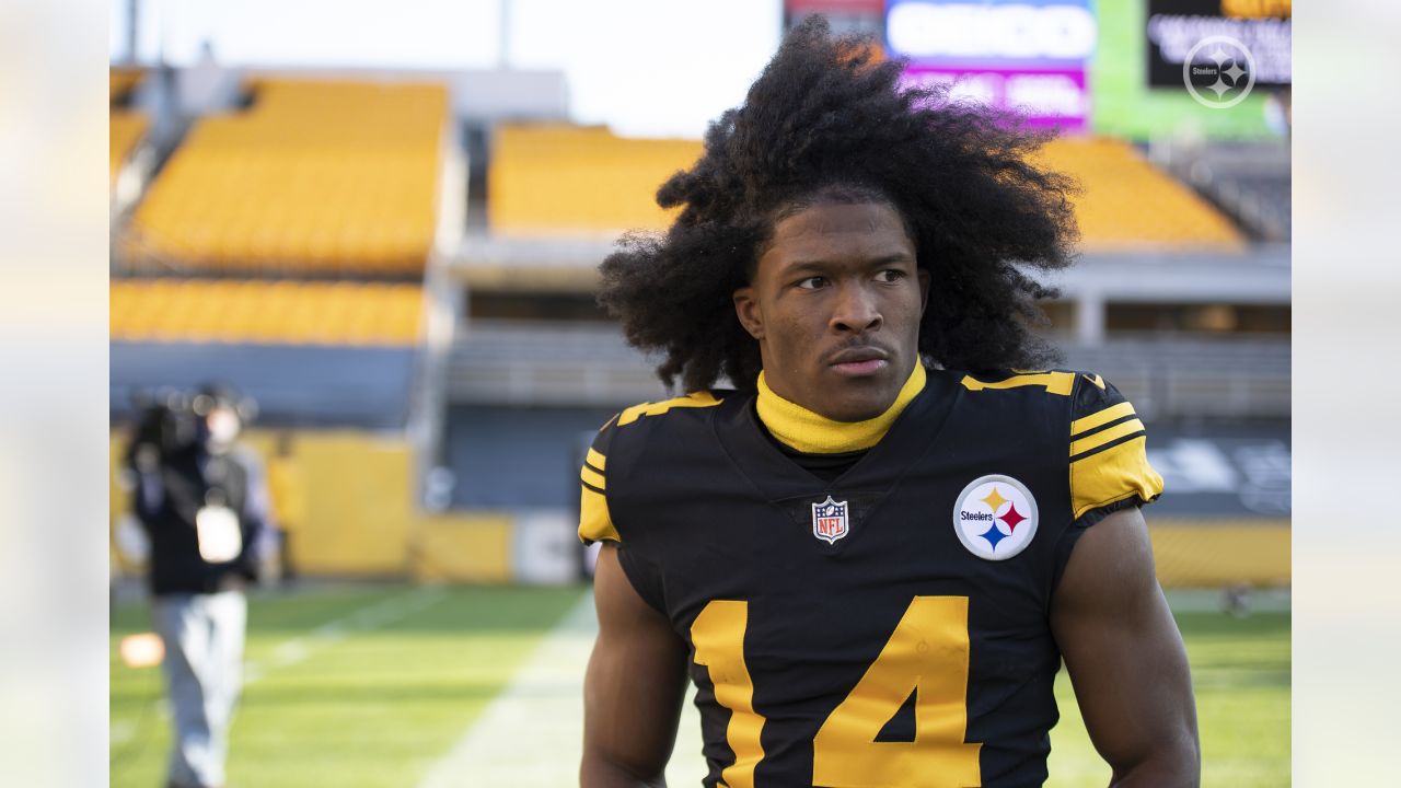 Pittsburgh, PA, USA. 2nd Dec, 2020. Ray-Ray McCloud #14 during the  Pittsburgh Steelers vs Baltimore Ravens game at Heinz Field in Pittsburgh,  PA. Jason Pohuski/CSM/Alamy Live News Credit: Cal Sport Media/Alamy Live