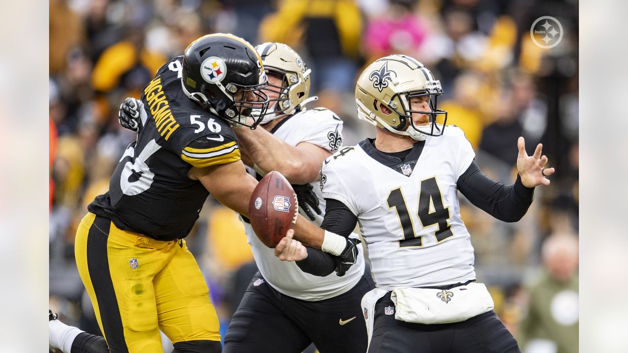 Pittsburgh Steelers linebacker Alex Highsmith (56) walks off the field  after an NFL football game against the Indianapolis Colts, Monday, Nov. 28,  2022, in Indianapolis. (AP Photo/Zach Bolinger Stock Photo - Alamy