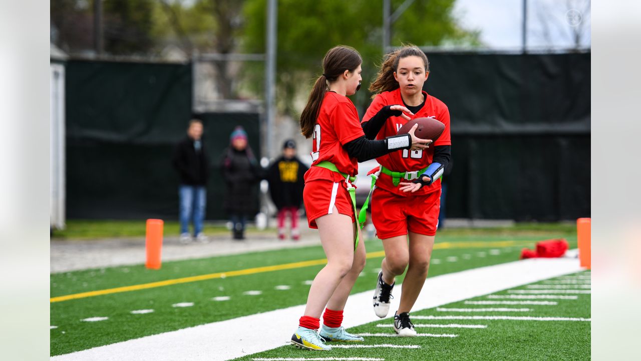 AOP Schools Kick Off 2023 Girls' Flag Football Season At