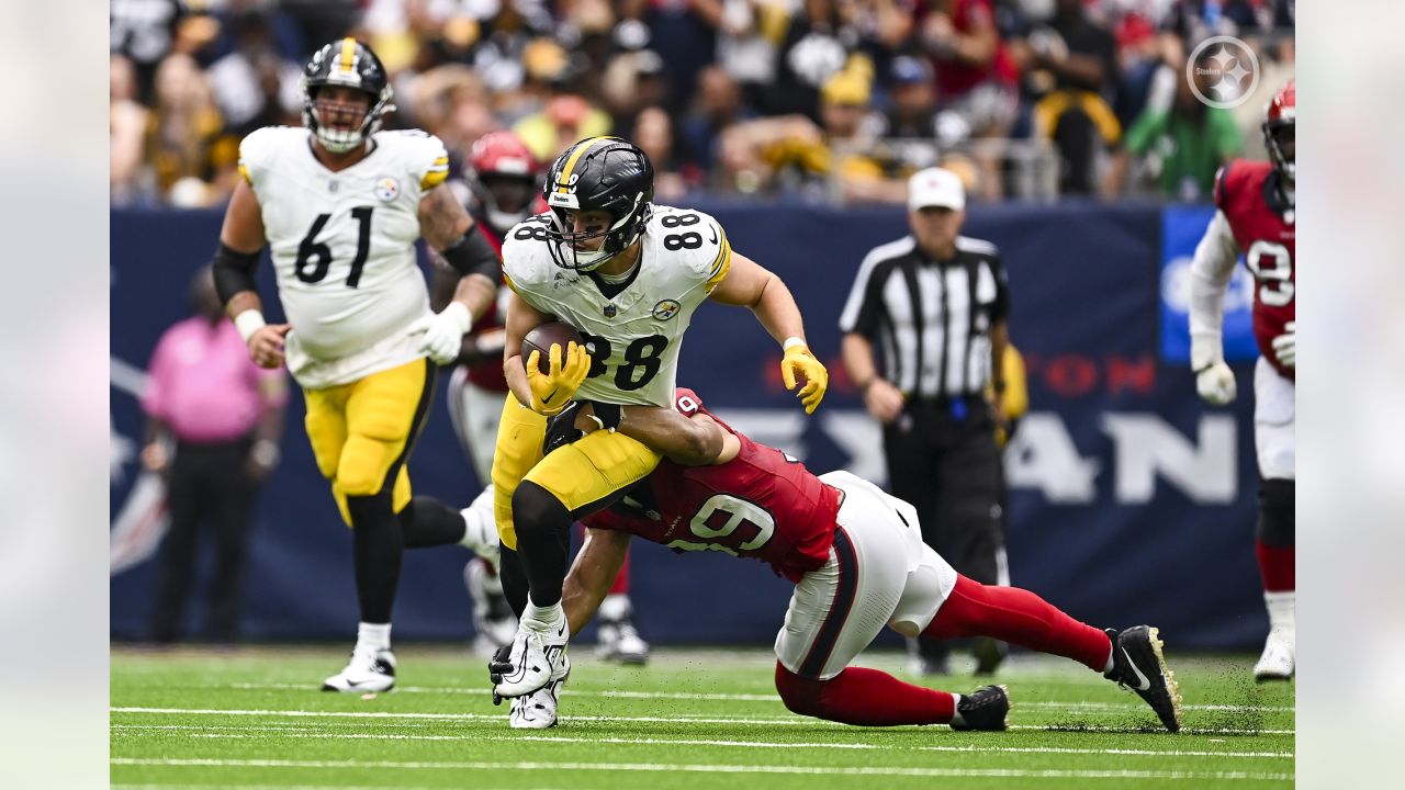 HOUSTON, TX - DECEMBER 25: Pittsburgh Steelers kicker Chris Boswell (9)  departs the field following