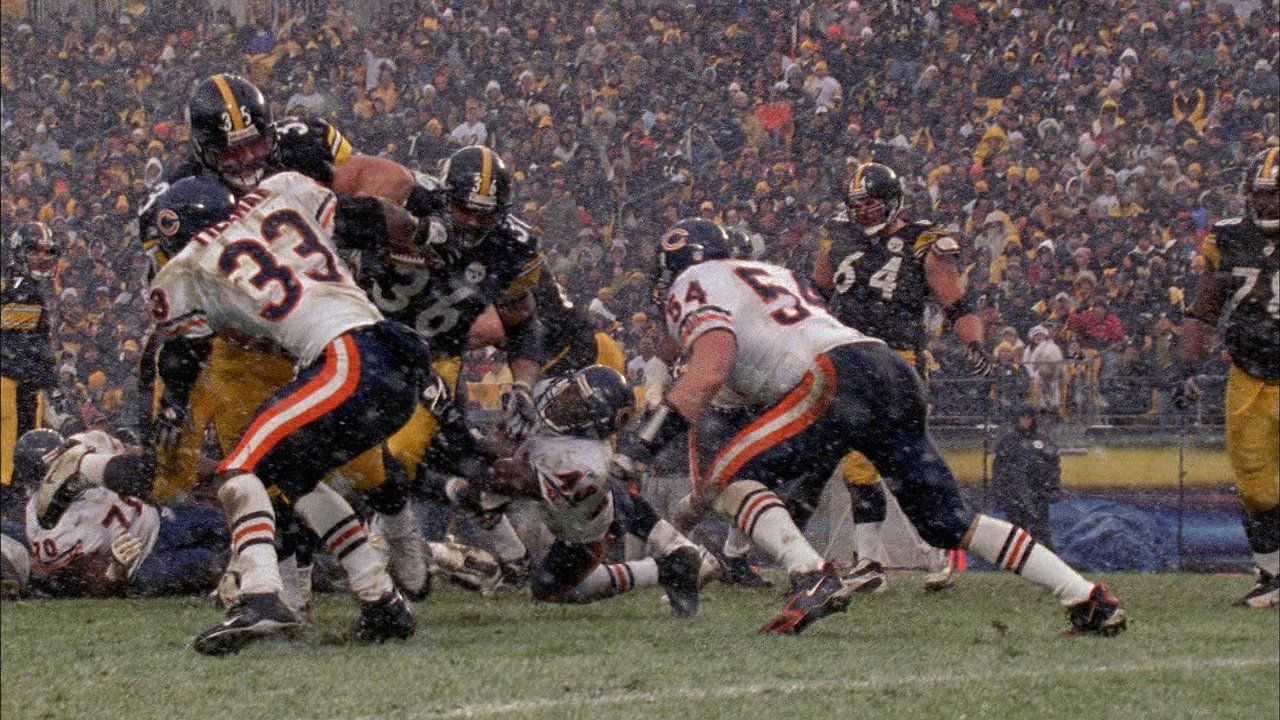 Jerome Bettis owns Brian Urlacher 