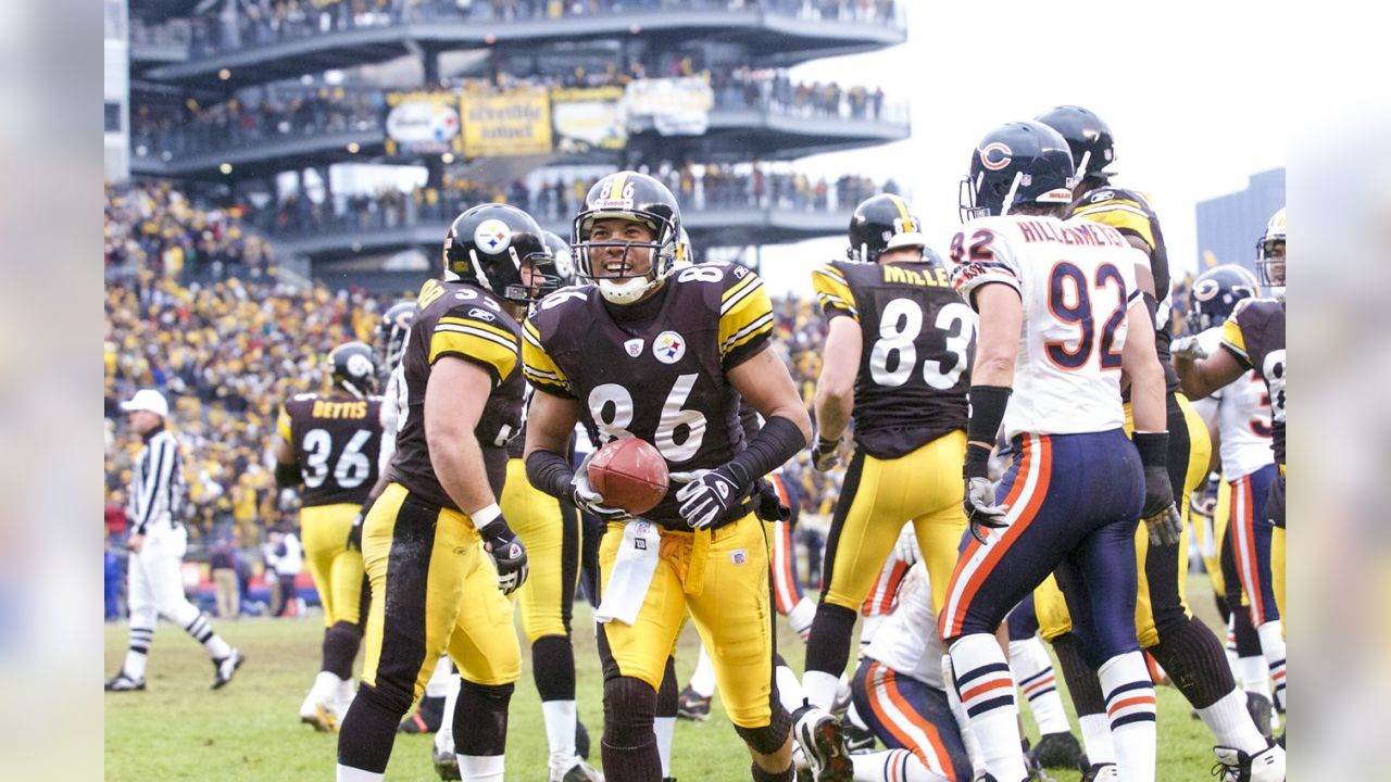 Jerome Bettis touchdown vs. Bears in 2005, Stay off the road when the Bus  is coming through., By Pittsburgh Steelers