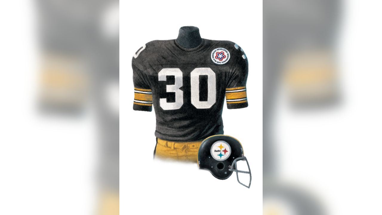 Pittsburgh Steelers 1933 uniform artwork, This is a highly …