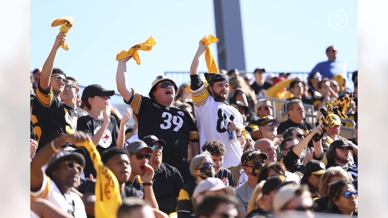 Cincinnati Bengals vs. Pittsburgh Steelers. Fans support on NFL