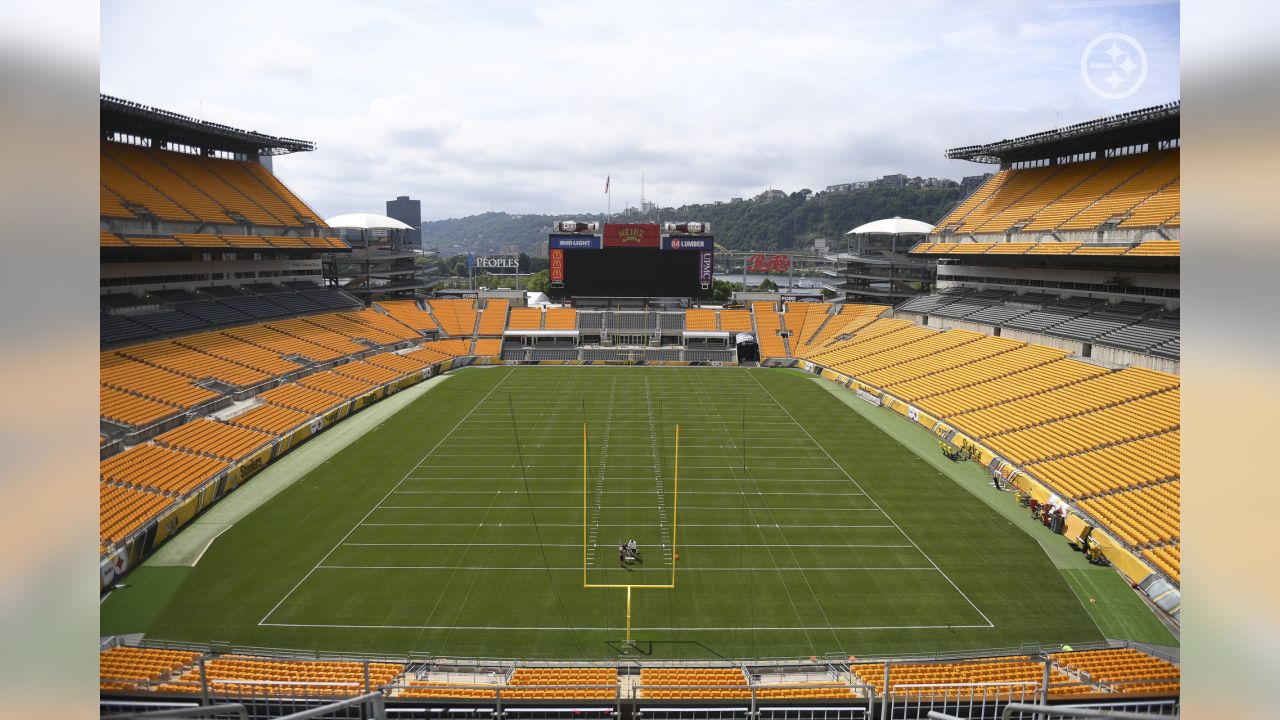 Preparing Heinz Field for Training Camp