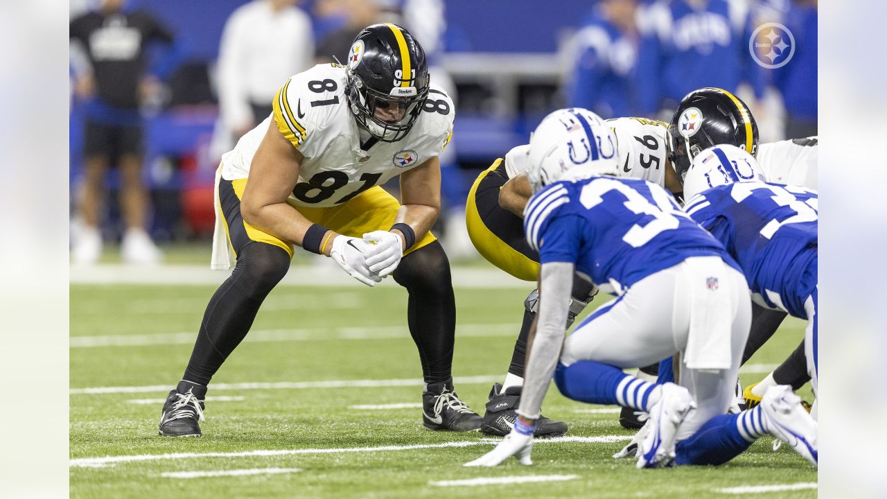 Pittsburgh Steelers tight end Zach Gentry (81) plays in an NFL football  game against the Tampa Bay Buccaneers, Friday, Aug. 9, 2019, in Pittsburgh.  (AP Photo/Don Wright Stock Photo - Alamy