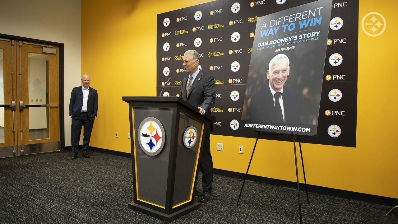 Steelers President Art Rooney holds press conference to make