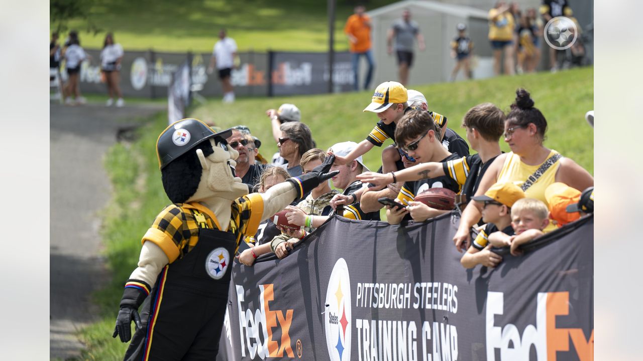 Steelers fans at training camp in Latrobe