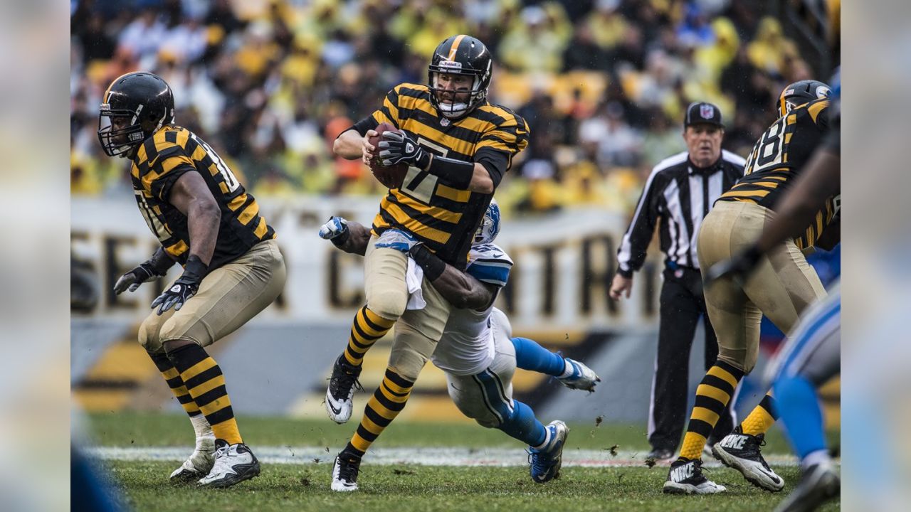 Steelers will wear their 1934 throwback jersey against Colts this